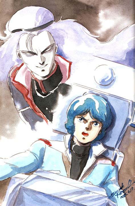 Kamille Bidan And Paptimus Scirocco Gundam And 1 More Drawn By