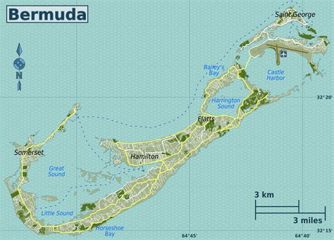 Road Map Of Bermuda - Map Of Campus