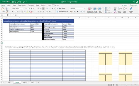 Solved Autosave Off Hesu Week Assignment Home Insert Chegg