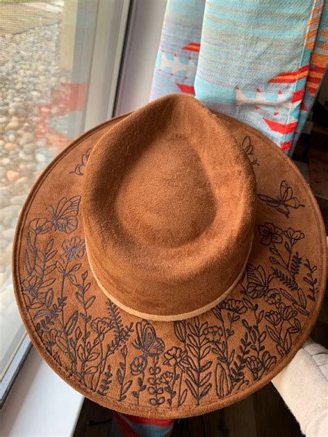 Hand Burned Rancher Hat By Kelli Hayhurst Cowboy Hat Design Felt