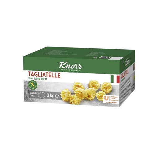 Knorr Professional Tagliatelli Natural 3kg Pasta Nevejan