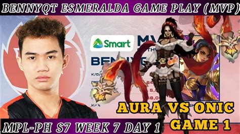 AURA VS ONIC GAME 1 ONIC PH VS AURA PH MPL PH S7 W7 D1