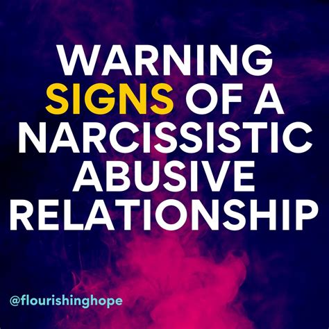 Warning Signs Of A Narcissistic Abusive Relationship