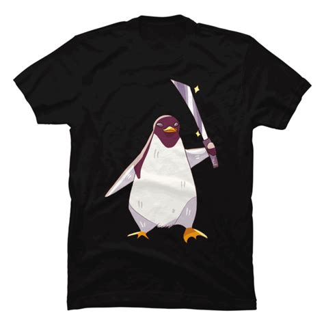 Penguin With Machetepenguin With Machete Tshirt Present Buy T Shirt