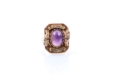 Diamant Amethyst Ring Schmuck Kunst Antiquitäten 29 01 2024