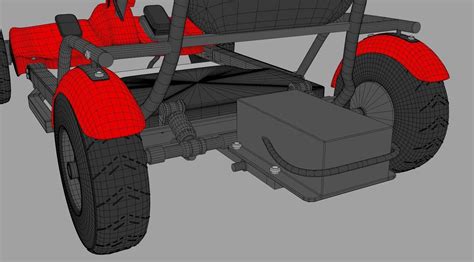 Electric Go Kart 3d Model Cgtrader