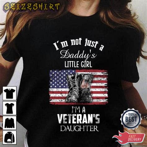 I M A Veteran S Daughter T Shirt Design