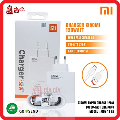 Jual Charger Xiaomi 120W Type C Turbo Charge Hyper Charge 120 Watt