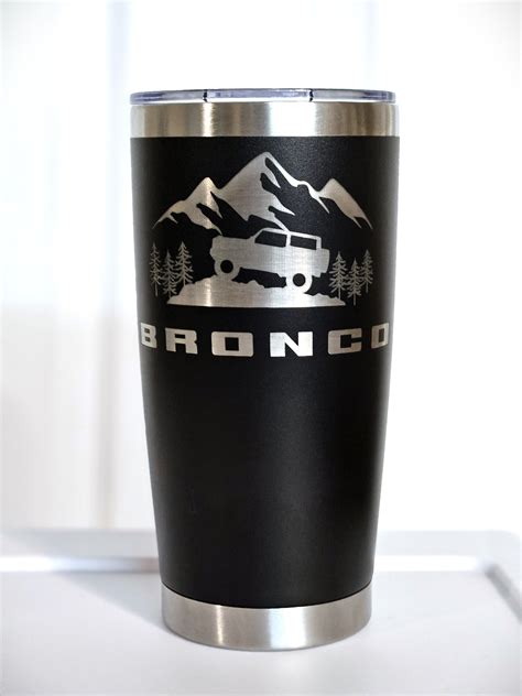 Custom Ford Bronco Stainless Steel Insulated Tumblers Oz Etsy