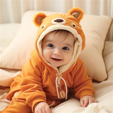 Premium Ai Image Cute Baby