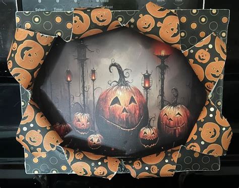 Pin By Linda Dipoalo On Craft Ideas In Halloween Canvas Canvas