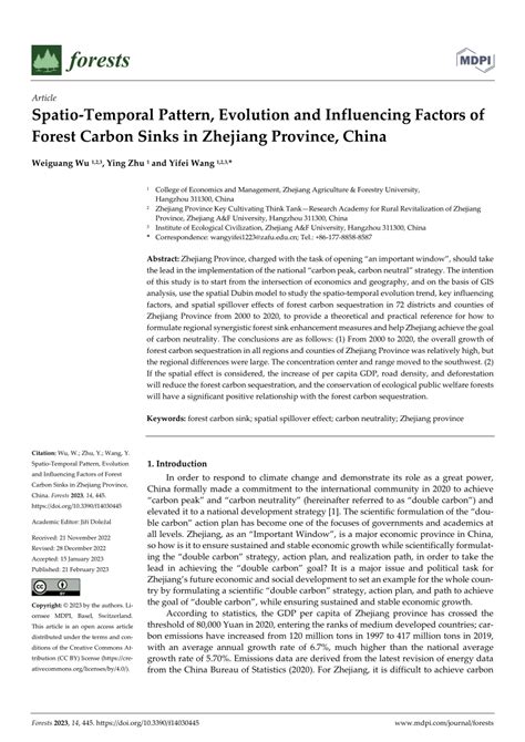 PDF Spatio Temporal Pattern Evolution And Influencing Factors Of