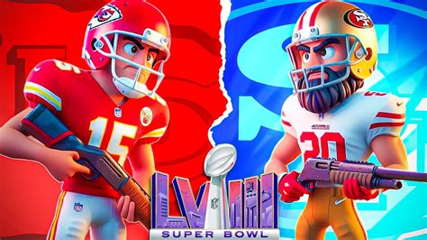 SUPERBOWL RED VS BLUE 49ERS VS CHIEFS 1227 6691 5649 Fortnite Zone