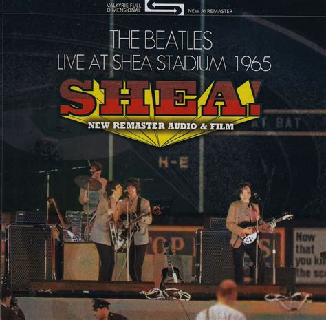 Beatles Cd Dvd Live At Shea Stadium 1965 New Remaster