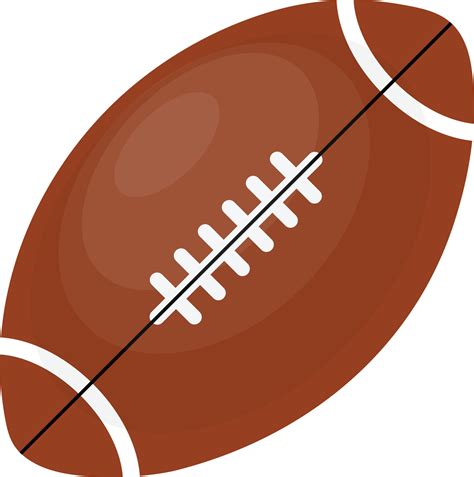 Brown Rugby Ball Vector Illustration Graphic Vector Art At