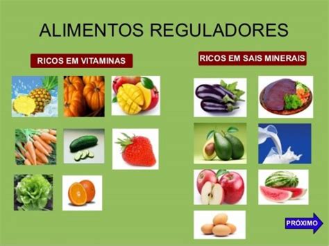 Alimentos Reguladores Para Que Servem Quais S O