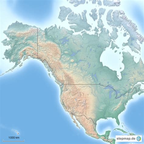 StepMap usa Landkarte für Deutschland