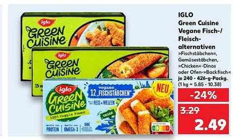 Iglo Green Cuisine Vegane Chicken Dinos Oder Gem Sest Bchen Angebot