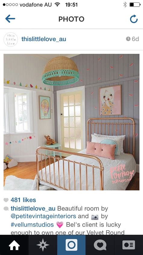 Copper bed frame Thislittlelove.au | Copper bed frame, Copper bed, Bed ...