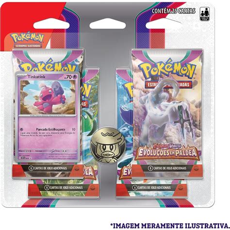 POKÉMON TCG BLISTER QUADRUPLO ESCARLATE E VIOLETA 2 EVOLUÇÃO EM PALDEA