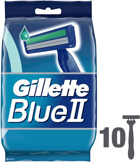 Одноразовые станки для бритья (Бритвы) мужские Gillette Blue 2 10 шт ...