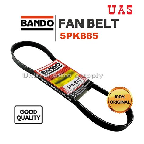 BANDO Fan Belt 5PK865 For PROTON Waja 1 6 MMC