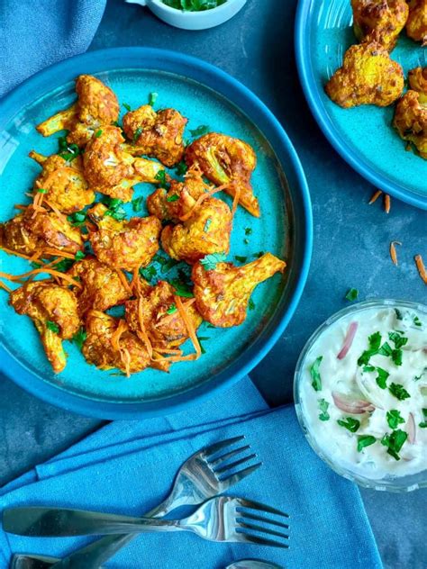 Easy Roasted Tandoori Cauliflower Tandoori Gobi Go Healthy Ever After