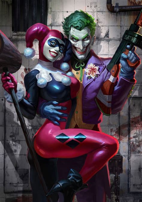 Joker Harley By Alexpascenko On Deviantart Harley Quinn Art Harley