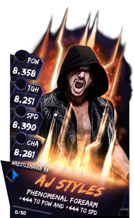 Ajstyles S3 14 Wrestlemania33 Fusion Wwe Supercard Wm33 Aleister