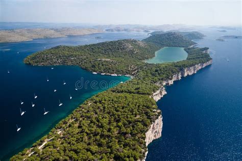 Telascica Nature Park And Slano Lake In Croatia Stock Photo Image Of