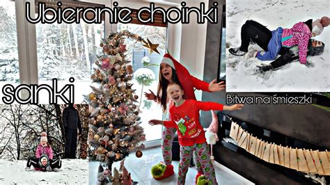 Ubieranie Choinki Vlogmas IV Sanki YouTube