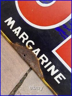 Genuine Vintage Enamel Sign Solo Margarine Sign Advertising Original