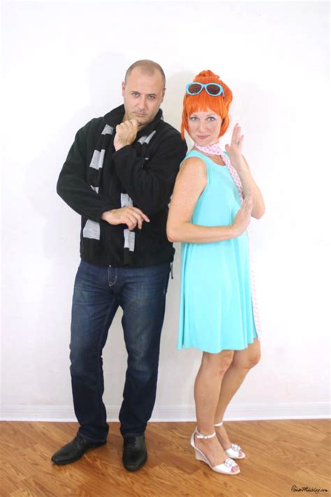 Gru and Lucy Despicable Me couple Halloween costumes – House Mix