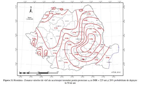 Harta Zonarii Seismice A Romaniei Proiectare Constructii