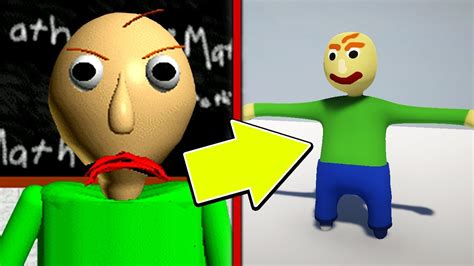 PLAY AS BALDI Human Fall Flat Gameplay YouTube