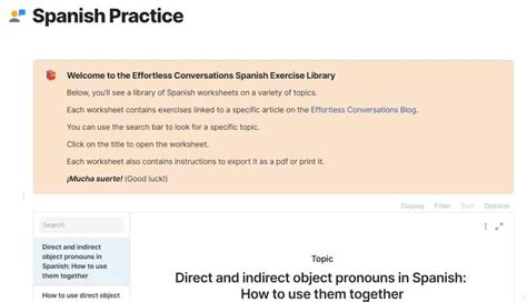 Spanish Conversation Practice Top 5 Resources To Practice Worksheets