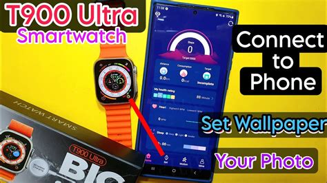 T900 Ultra Smartwatch Connect To Phone How To Connect T900 Ultra