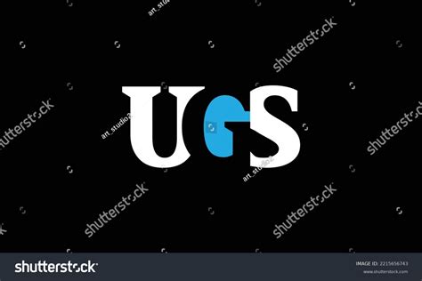 Alphabet letters monogram logo UGS - Royalty Free Stock Vector ...