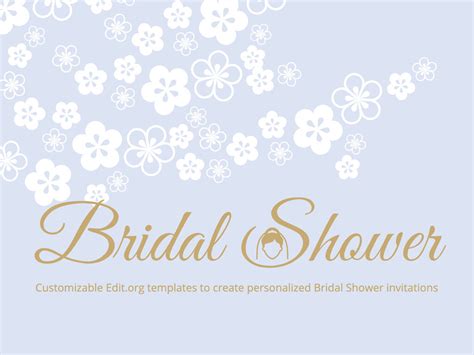 Free Printable Bridal Shower Invitation Templates