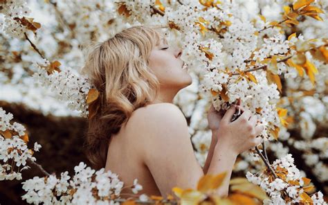 Wallpaper Sunlight Women Outdoors Model Plants Photography