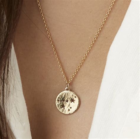 Star Sign Zodiac Necklace Silver Or Gold By Muru