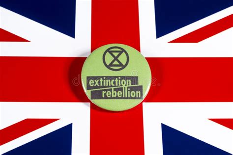 Extinction Rebellion Symbol and USA Flag Editorial Stock Photo - Image ...