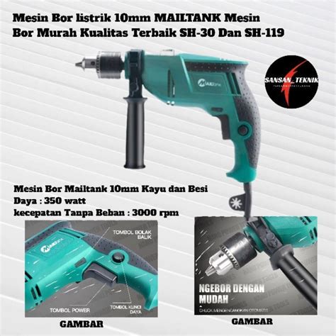 Jual Mesin Bor Electric Drill Mailtank Sh Mm Sudah Atreet Busa