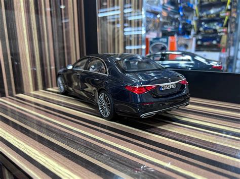 118 Diecast Mercedes Benz S Class Amg Line 2021 W223 Dark Blue Norev