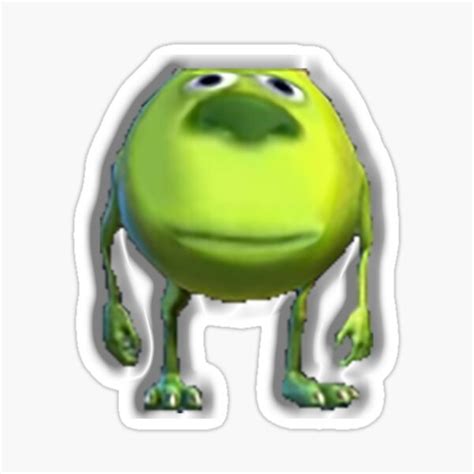 Mike Wazowski Meme Sticker For Sale By Martimmendes Redbubble