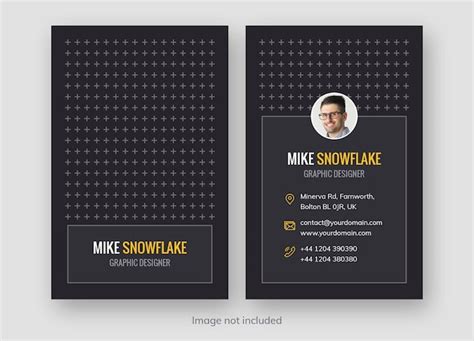 Mod Le De Carte De Visite Verticale Freelance Et Designer Psd Premium