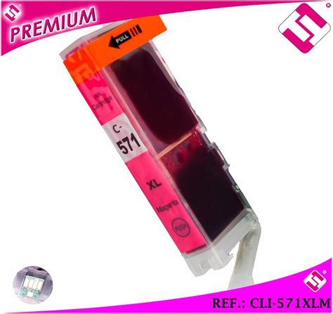 TINTA MAGENTA CANON 571 XL M COMPATIBLE CARTUCHO ROSA IMPRESORA CLI