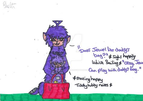 Tinky Winky, Jewel and Tinky Winky's bag by NovaWinterStar on DeviantArt