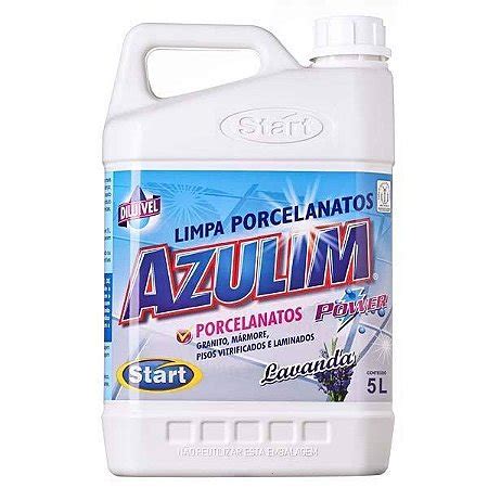 Detergente Limpa Cerâmica e Azulejo 5 Litros Azulim START REAL PRO