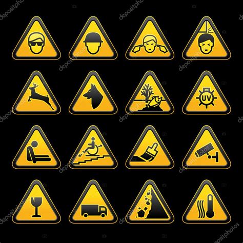 Набор знаков безопасности Stock Vector by ©ecelop 7994779
